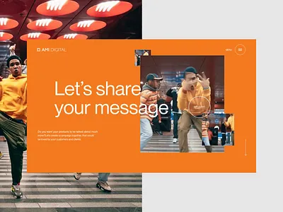 Homepage animation animation hero hero section homepage interaction interface intro landing marketing portfolio ui website