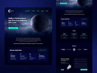 OTM Digital blue moon site ui website