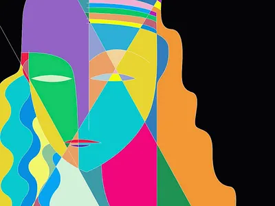 Face illustration illustrator