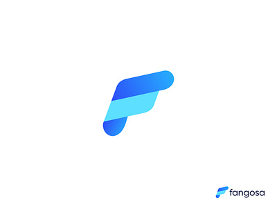 F LOGO DESIGN-FANGOSA | BRANDING brand logo brand logos branding branding identity custom logo f letter logo f logo f monogram logo lettermark logo logo design logomark logos minimalist monogram logo wordmark