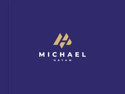 Michael Hayam - MH Monogram branding character design icon illustration letterm lettermark logo logotype mh minimlist monogram simple symbol vector