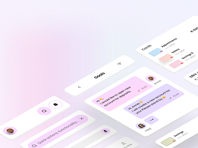 UI Components for Banking App 🏦 app buttons cards checkbox clean components design system dropdown fields input input box interface kit menu minimal mobile mobile app navigation tabs ui