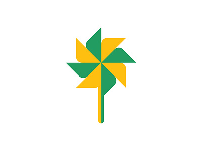 Abstract Flower lollipop logo mark brand identity branding colorful creative logo cute design flat flat logo illustration logo logo design logos minimalist rose symbol