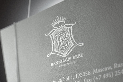 Bankhaus Erbe AG branding design illustration logo logoped logotype mark russia symbol ui