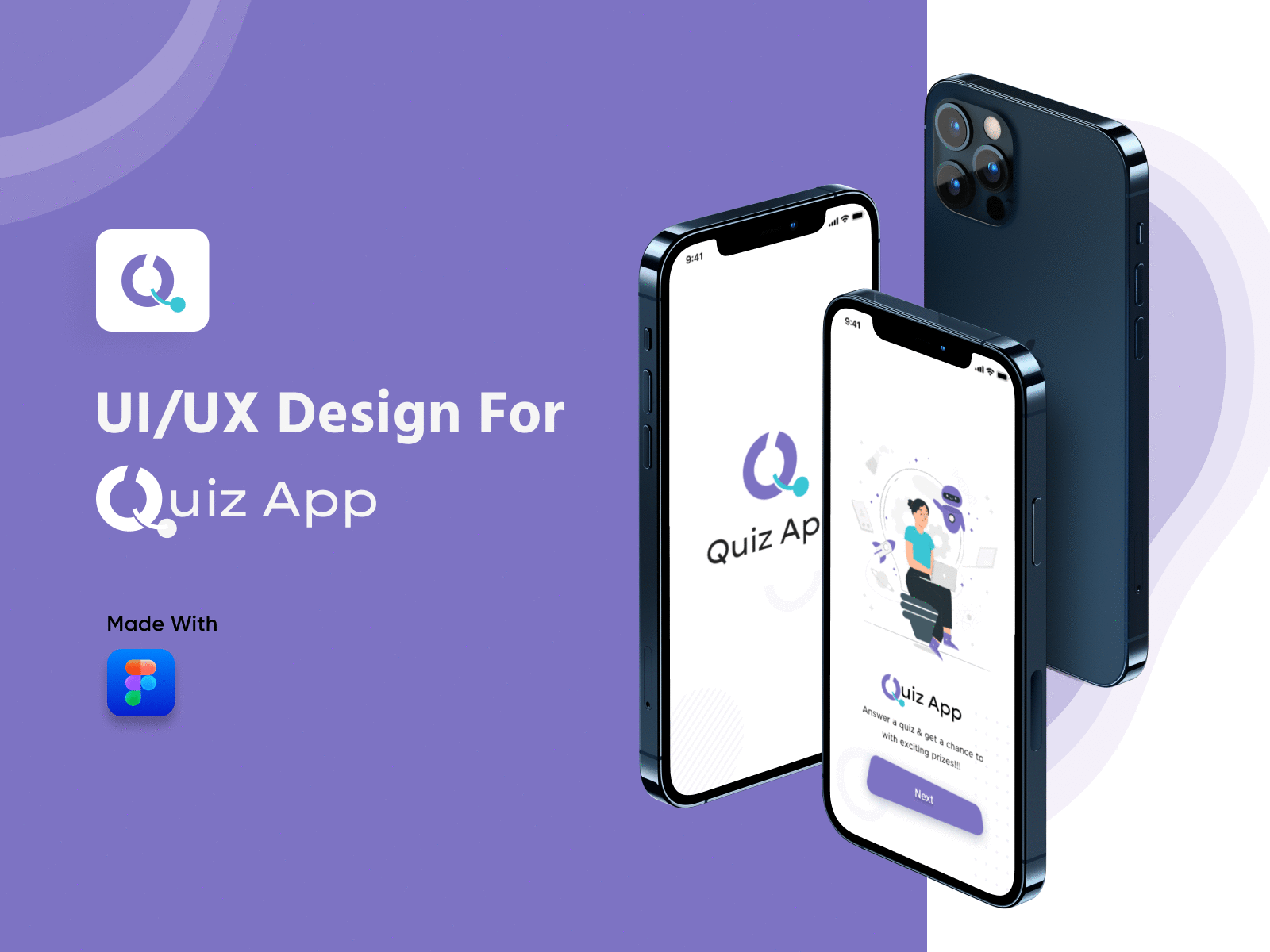 Quiz app - UI design animation app clean design illustration interaction design ios app leaderboard logo mobile app points quiz quiz app rank result rewards timer ui uiux ux