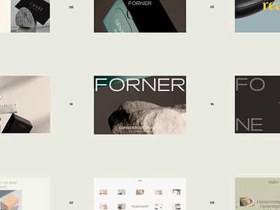 FORNER Studio grid synchronized ui ux video web website