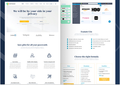 password safe landing page all password bank banking design home homepage last password lending page password poplar saved security top ui ux web