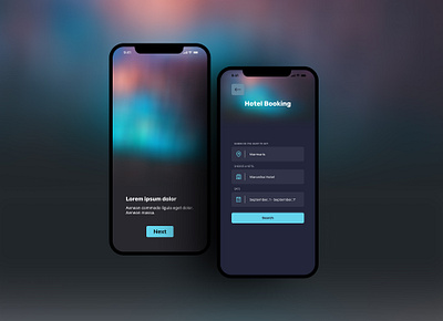 Hotel Booking design typography ui ux