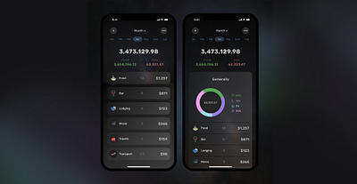 Finance Accounting app design typography ui ux