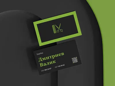 Barber business card barber branding business card creative design typography vector visit card