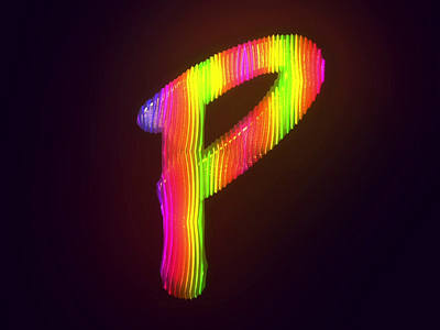 P 36daysoftype 3d 3dart 3dfont 3dtype aftereffects animation c4d cinema 4d cinema4d design graphic design illustration kinetictypography logo logoanimation motion graphics typeanimation typography