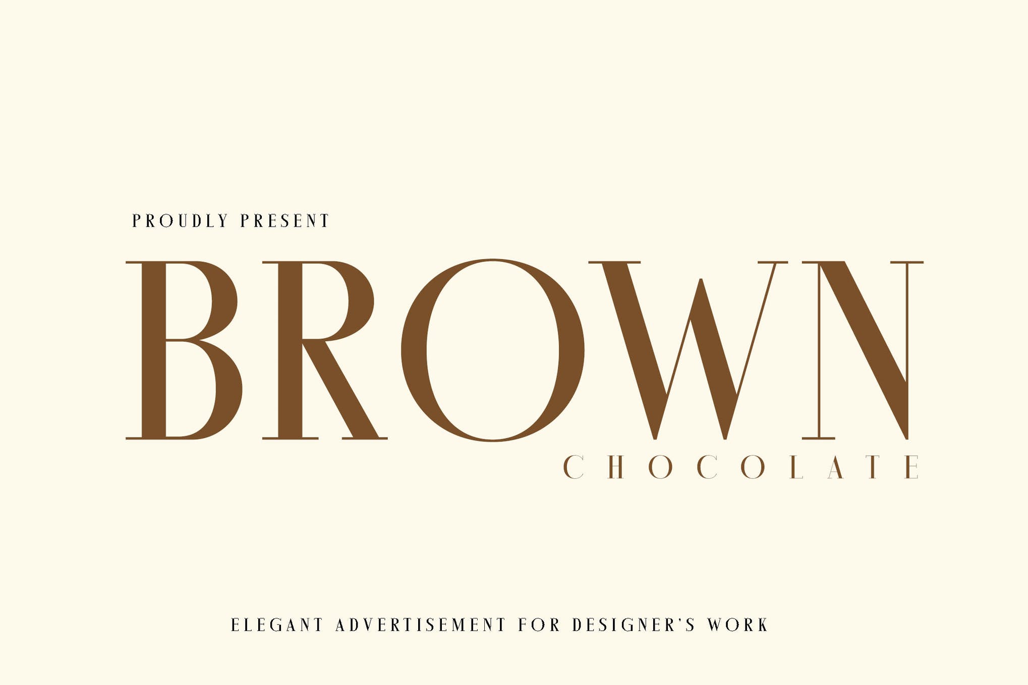 Brown Chocolatte Font advertisement advertisement font app branding brown chocolate design display font graphic design illustration logo magazine minimal modern typography ui ux vector vintage