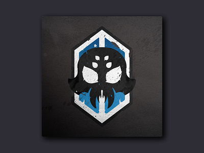 Own mandalorian sigil art branding concept character clan cosplay dark design dribbble emblem geek graphic design hobby illustration logo mandalorian sigil starwars team vector weathered