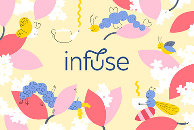 Infuse - Brand Identity for Tea Brand branding graphic design ill illustration logo