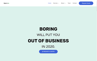 Agencea website for an Agency agency website design ui website design wordpress website