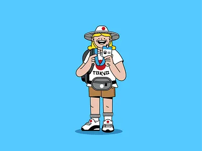 Summer Olympics Characters hurdles illustration mascot olympics running summer games summer olympics tokyo tokyo2020 tourist track and field