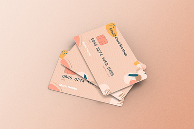 Credit Card Mockup 3d animation branding card credit credit card mockup design envato graphic graphic design illustration landing logo mockup motion graphics new themeforest typography ui web