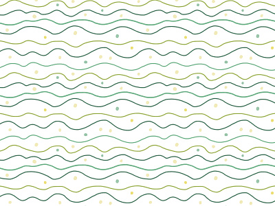 Wavy pattern drawing green illustration ipad line pattern procreate seamless pattern wave