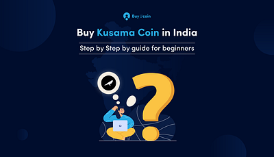 Buy KUSAMA Token in India — Step by Step guide for beginners branding cryptocurrency graphic design