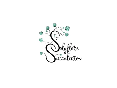 final logo solyflore succulentes logo
