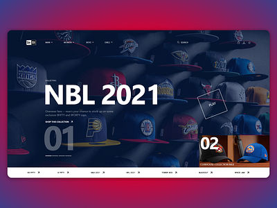 New Era new websait ... cup design mlb nba newera shoes sport suit trending ui ux web webdesign