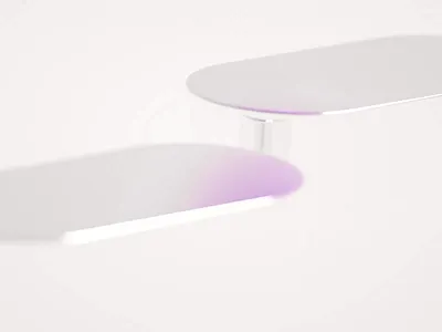 Roll 3d abstract branding c4d cinema 4d design glass gloss illustration octane purple