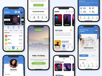 Best Selling Mobile Kits & PWAs on ThemeForest! android app app design app template banking app best sellers creative mobile interface finance finance app footer menu ios landing page mobile mobile ui multipurpose sidebar ui user interface design web app design