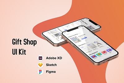 Gift Shop Mobile App UI Kit app app design art branding design graphic design illustration inspiration logo mobileapp mobileui mobileuidesign mobileuikit mobileuiux mobileuiuxdesign ui