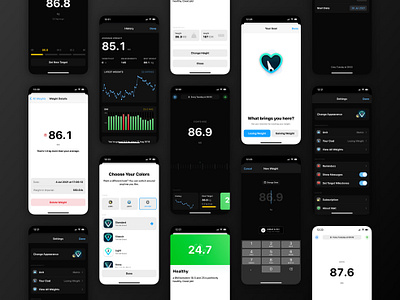 Vekt 3 Release app apple watch bmi charts health ios iphone mobile product design release swiftui ui design watchos weight weight tracking