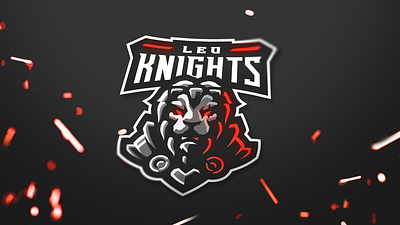 Paladin / Knight Lion Esports Mascot Logo Design - Leo Knights design esports gaming graphic design illustration knight league of legends leo lion logo logo design mascot mascot logo paladin sports warrior wild rift