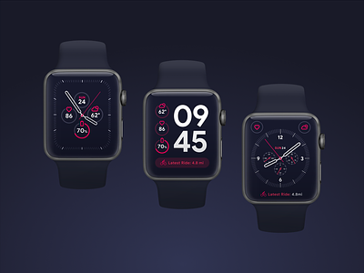Smart Watch OS UI Homescreen Designs app branding daily ui data visualization flat graphic design icon icons infographics ios logo mobile smart watch typography ui ux vector web web design website