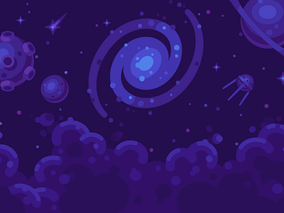 Space Paint Backgrounds designs, themes, templates and downloadable graphic  elements on Dribbble