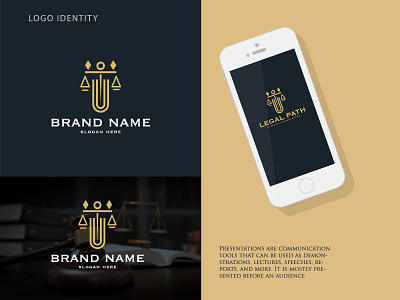 Attorney& Law logo attorney court justice law firm lawyer logo design