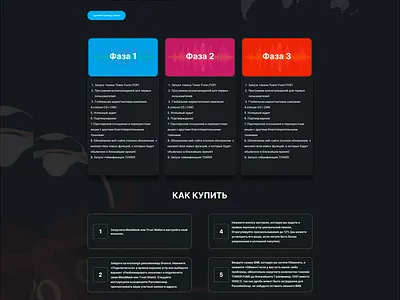 Токенизированого проекта «Oh oh» сoin» design landing page ui web web дизайн криптовалюта оплата