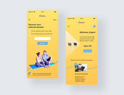 Landing Page for subscription service_Mobile Version design ui