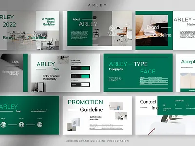 Modern Brand Guideline PPT brand brand guideline brand manual branding design powerpoint presentation