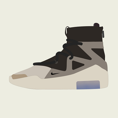 NIKE AIR FEAR OF GOD 1 branding design graphic design illustration illustrator logo vector