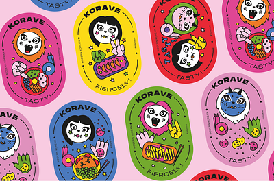 KORAVE branding art branding design food id illustration korave korea