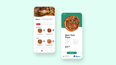 New York Pizza - Mobile App Concept app app mobile delivery food food app mobile mobile app new york pizza pizza ui ui design ui ux ux ux design web webdesign website