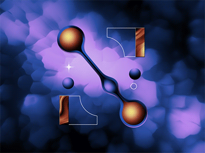 N - Crystals 2d 36days 36daysoftype aftereffects animation crystal design glow gradient graphic design letter magic meta ball motion motion design motion graphics n texture type typography