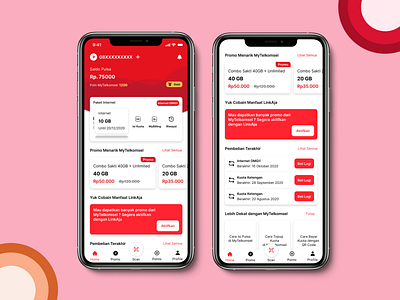 Revamp Mobile Packet Data Provider Apps app branding design mobile apps ui ux