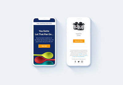 Email Design: Promotional Mailer accessibledesign cookingui cookware coronavirus covid19 dailydoseofvisuals design designchallenge designeveryday designwarmup email emaildesign emailui emailux minimal promotionui ui uidesign uxdesign