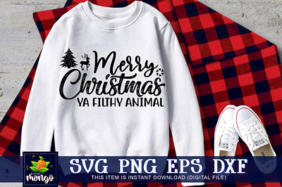 Merry christmas ya filthy animal SVG christmas svg