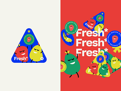 Fresh* blue branding character fresh fruit fun graphic design human nature nikola obradovic design ondsn playful positive quirky red typography vector visual identity visuals web design