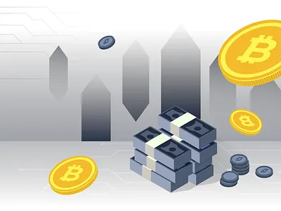Crypto money illustration branding crypto cryptocurrency design draw graphic design illustration illustrator isometric modern money vector vector design