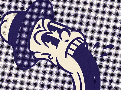 🤯 Distortions pt.6 1940s 1950s 40s 50s comic design distressed illustration retro texture vintage