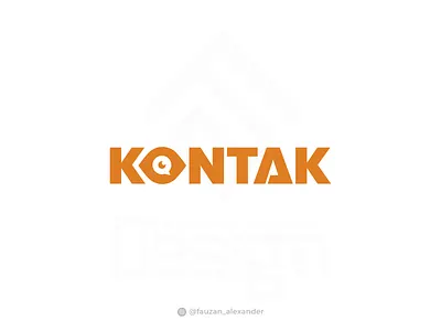 Logo Concept for Kontak (unOfficial) branding design designer designs eye geek kontak logo logodesign logos logotype