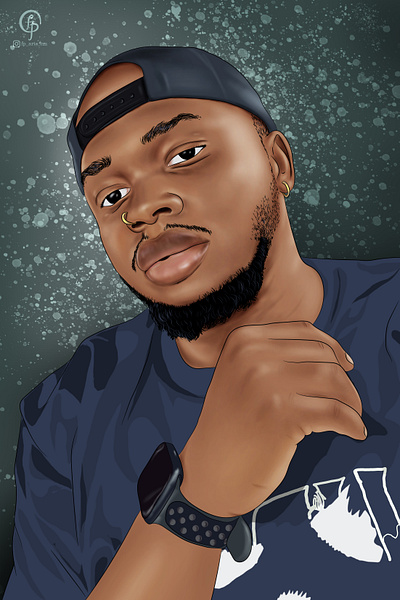 Emmanuel art cartooning dark graphic design graphicarts illustration portrait digital art