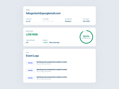 Passbase - Verification app checks customers id kyc pass passbase product ui ux verification