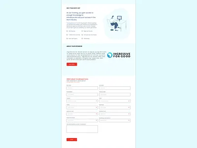 ZURI LANDING PAGE design ui web